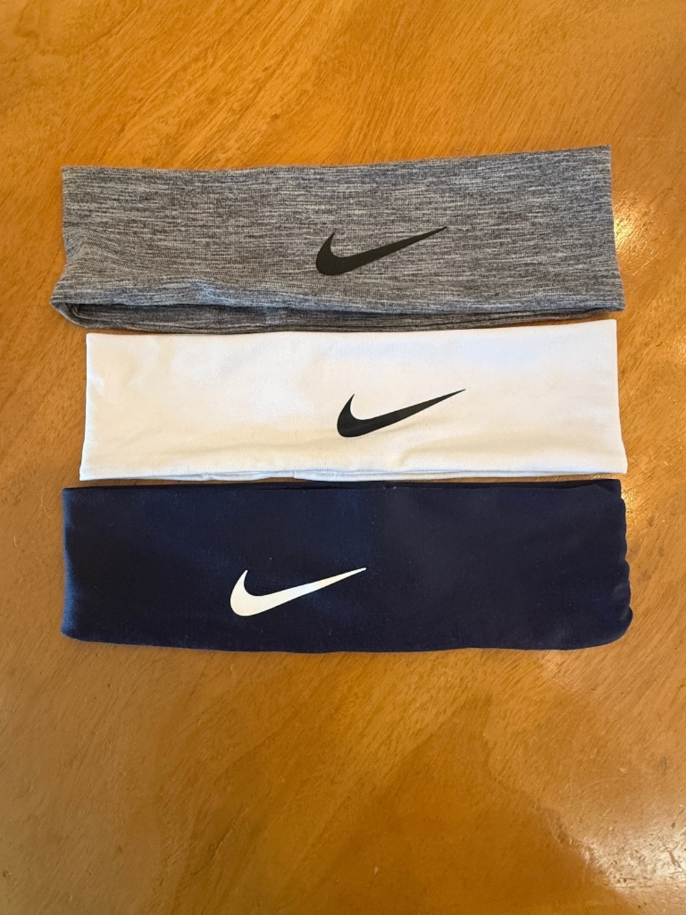 3 Pack NIKE Fitness Stretch Headbands in 3 Colors
